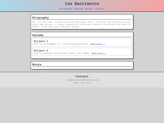 index screenshot
