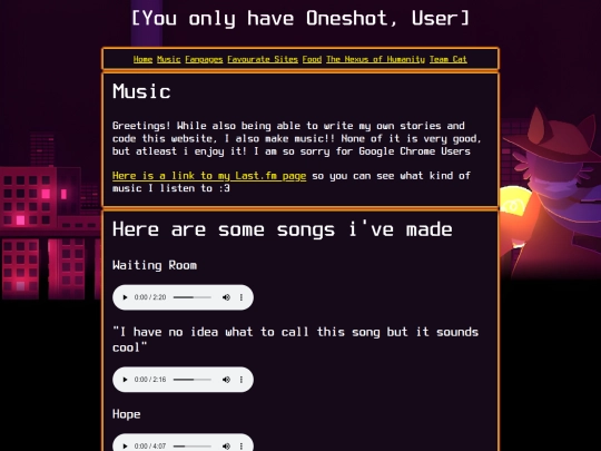 Music screenshot