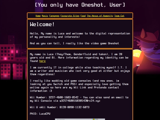 index screenshot