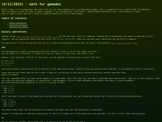 writings/math_for_gamedev screenshot