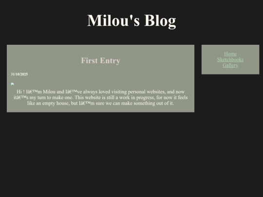 blog screenshot