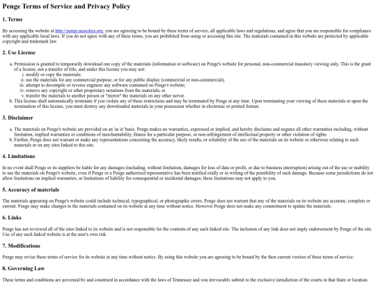 PengeTerms screenshot