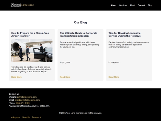blog screenshot