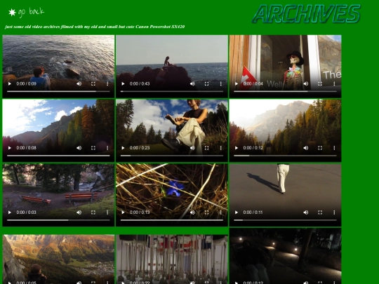archives screenshot