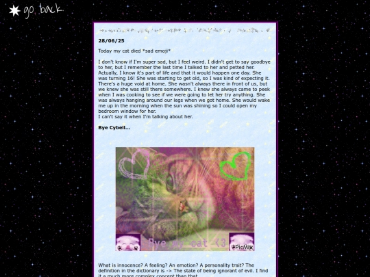 journaling screenshot
