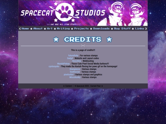 credits screenshot