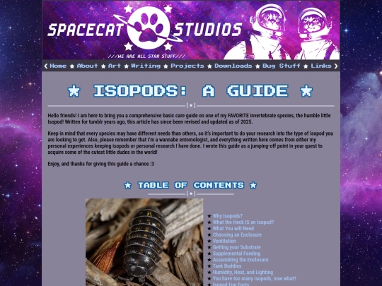 isopodguide screenshot