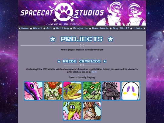 projects screenshot