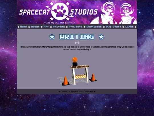 writing screenshot