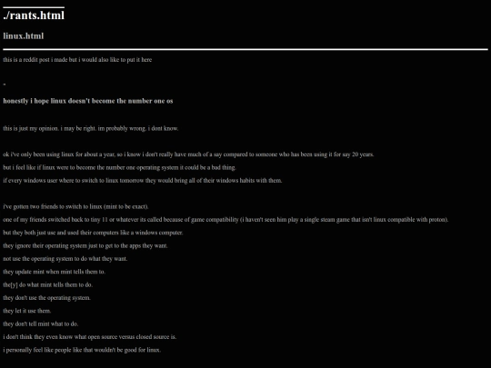 rants/linux2 screenshot