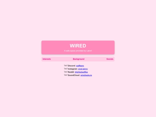 socials screenshot