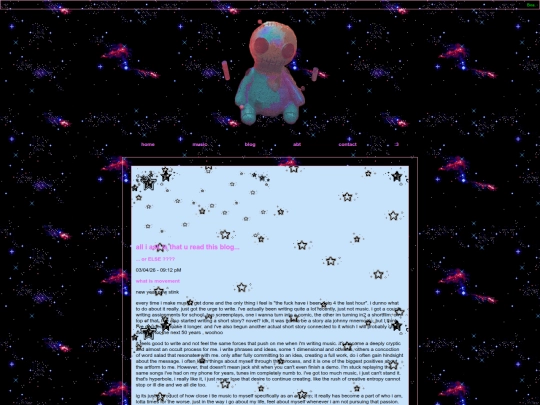 blog screenshot