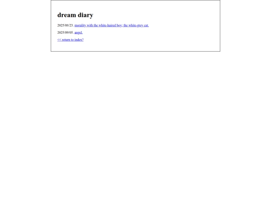 menu/dreamdiary screenshot