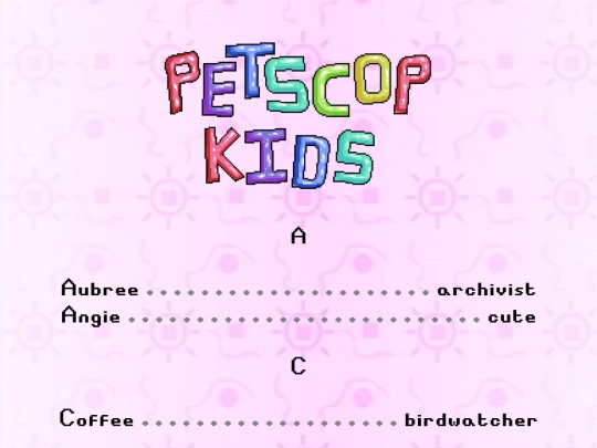 petscop-kids screenshot