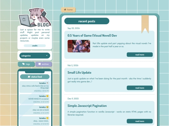 blog screenshot