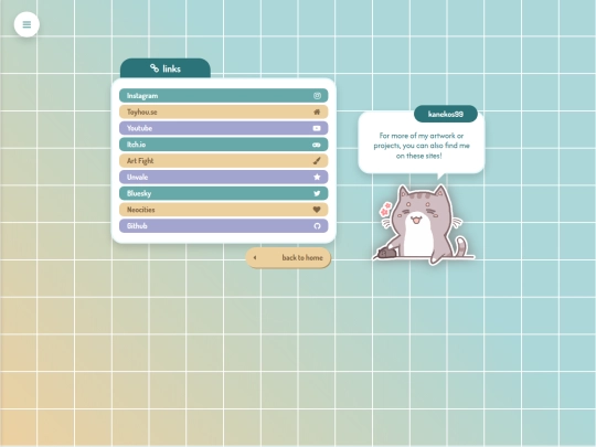 links screenshot
