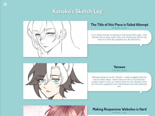 sketchlog screenshot