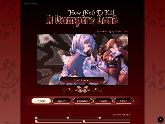 vampire-vn screenshot