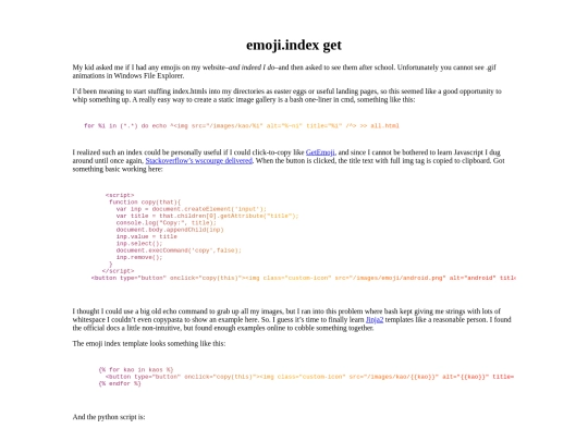 microblog/2022/emoji-index screenshot