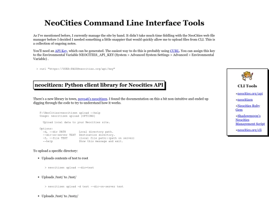 microblog/2022/neocities-cli screenshot