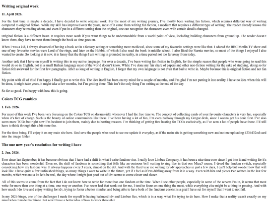 blog screenshot