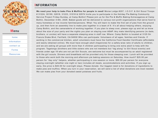 info screenshot
