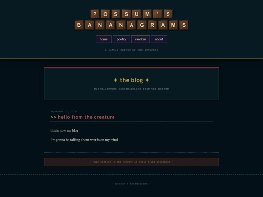 blog screenshot