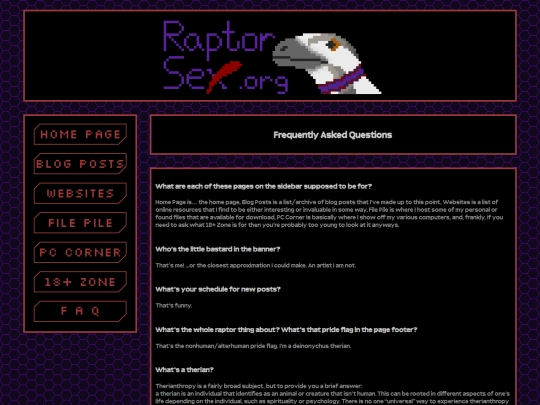faq screenshot