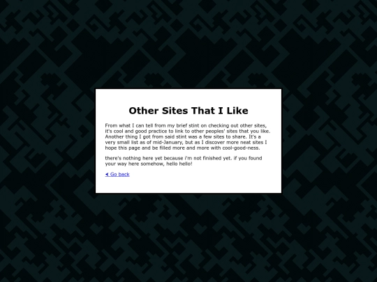sites screenshot