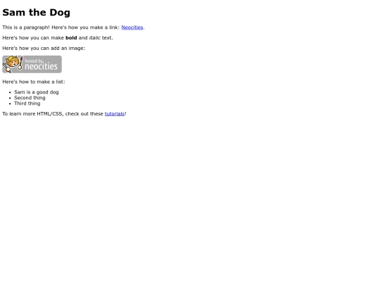 index screenshot