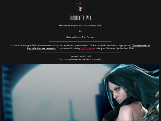 gaming/mainpage screenshot