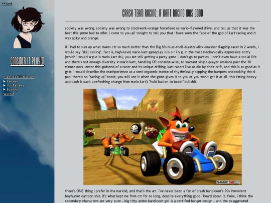 gaming/reviews/ctr screenshot