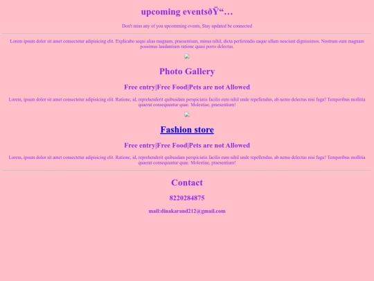 EVENT DINA PRAVEEN PROJECT/event screenshot