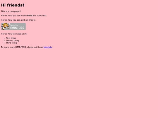 index screenshot