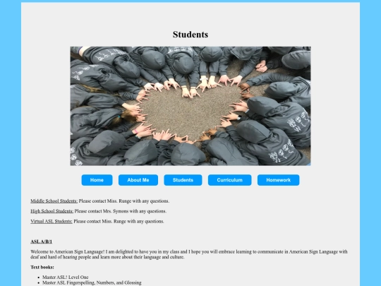 FinalProject/students screenshot