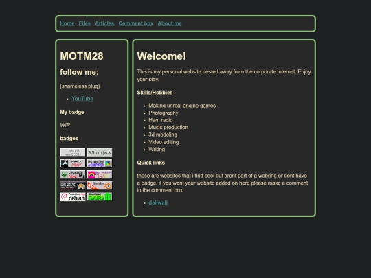 index screenshot