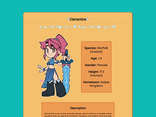 Oaktown/Oaktown Pages/clementine screenshot
