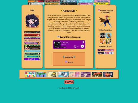 aboutme screenshot