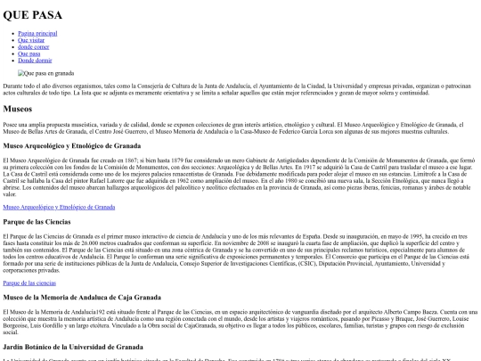 WEB GRANADA MONICA screenshot
