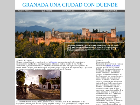 granada/Pagina web granada screenshot