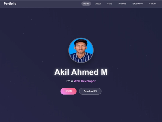 portfolio screenshot