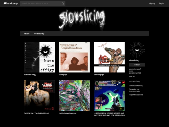 bandcamp screenshot