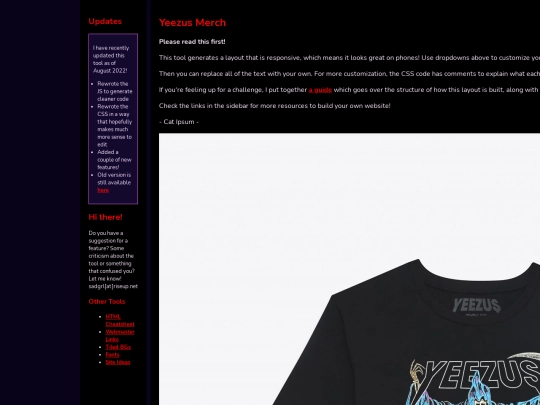 homepage screenshot