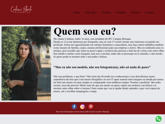 Sobre screenshot