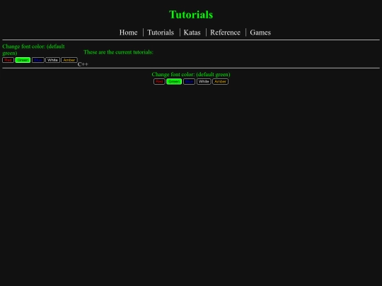 tutorials/tutorials screenshot