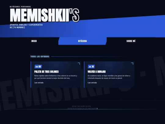 blog screenshot