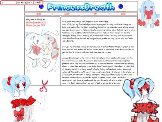 blog screenshot