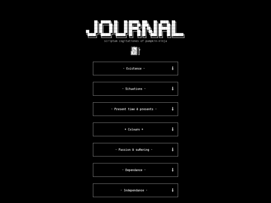 journal screenshot