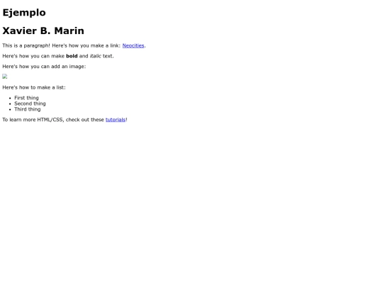 index screenshot