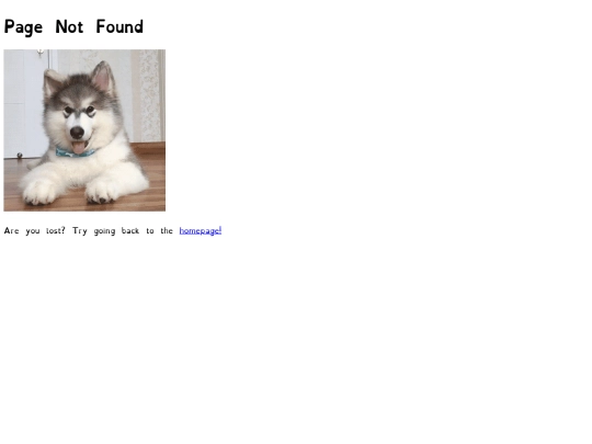 not_found screenshot